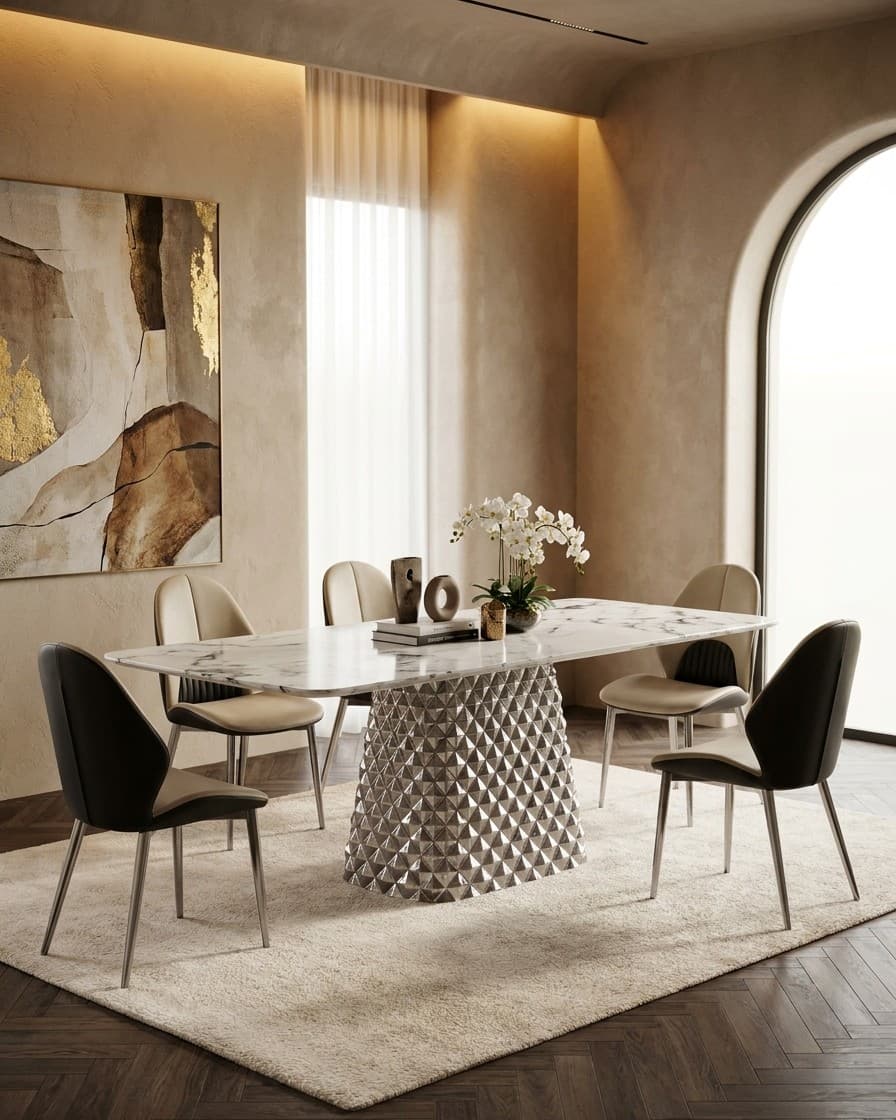 Nova Glass Dining Table
